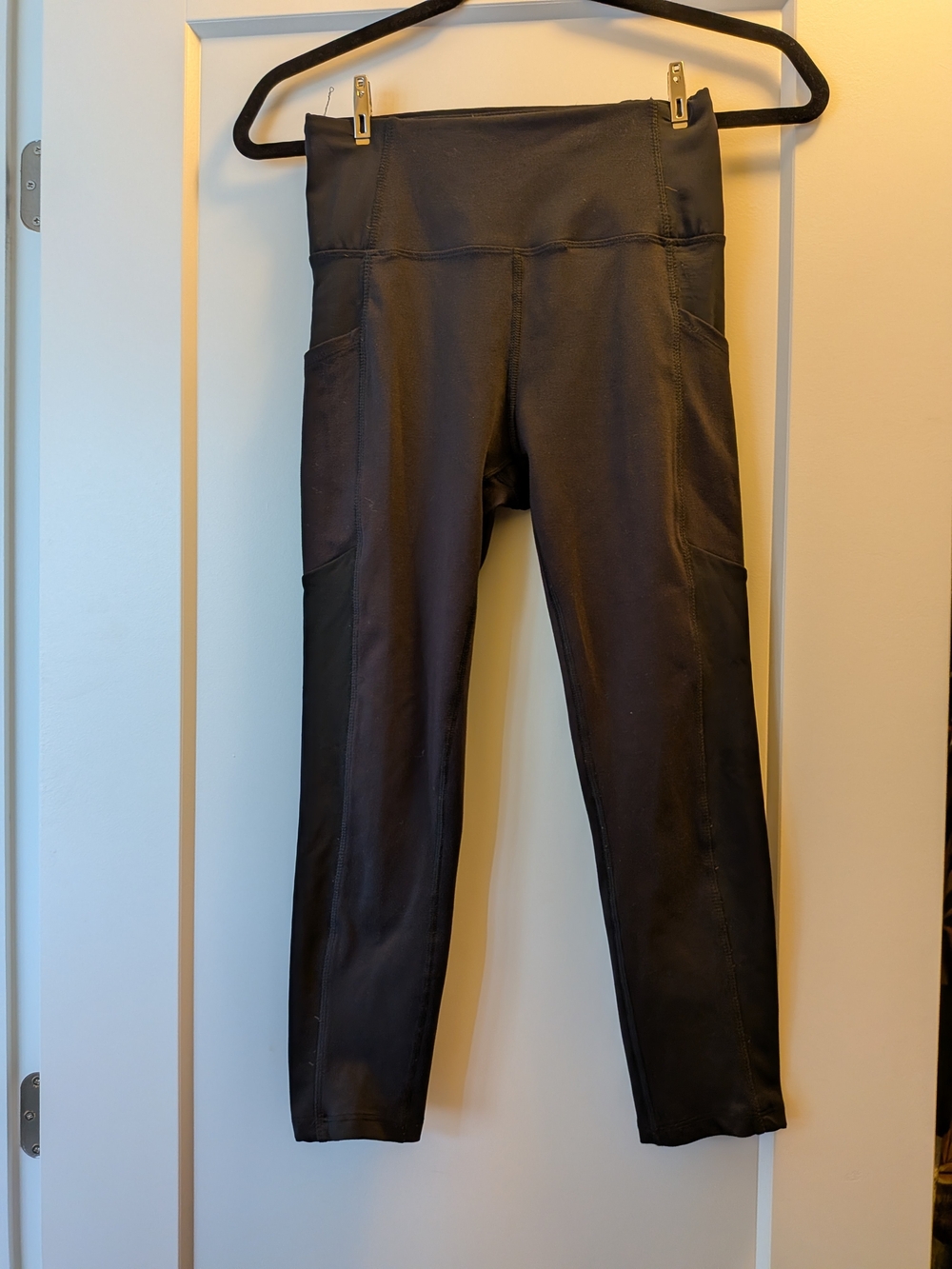 Marika Black High-Rise Pocketed Leggings